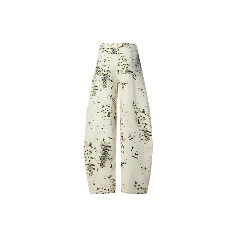 POPO.INFO Jeans Women's Leopard Print-1