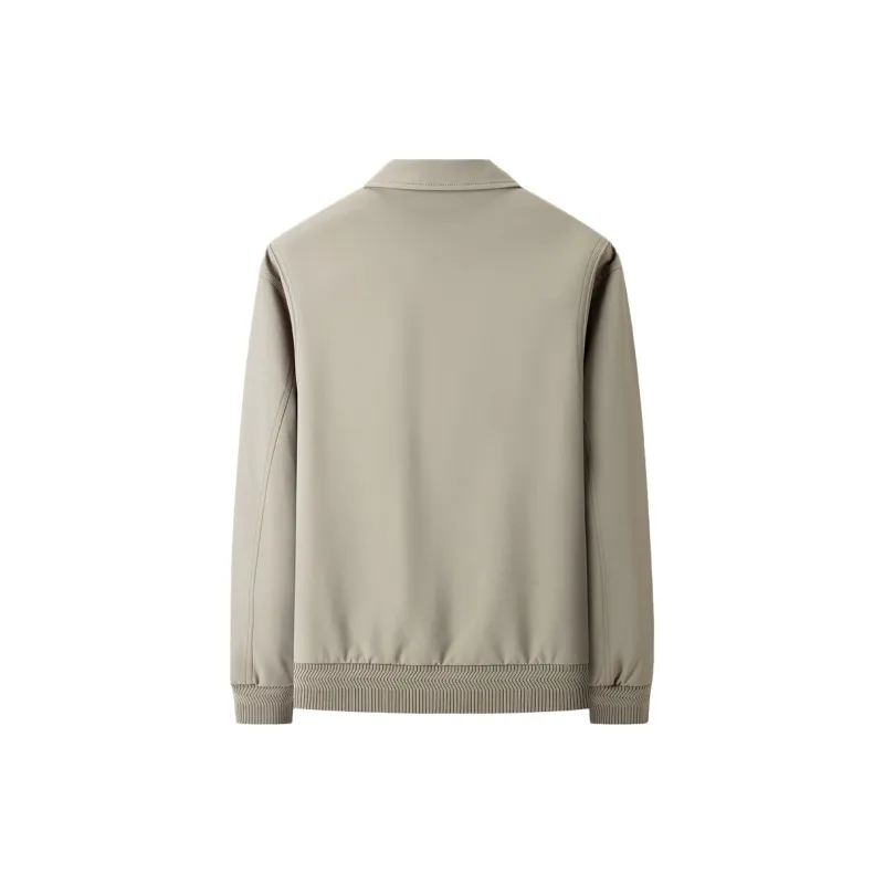 Yalu 1972 Slightly Relaxed Coat Textured Fabric Casual Top Men's-3