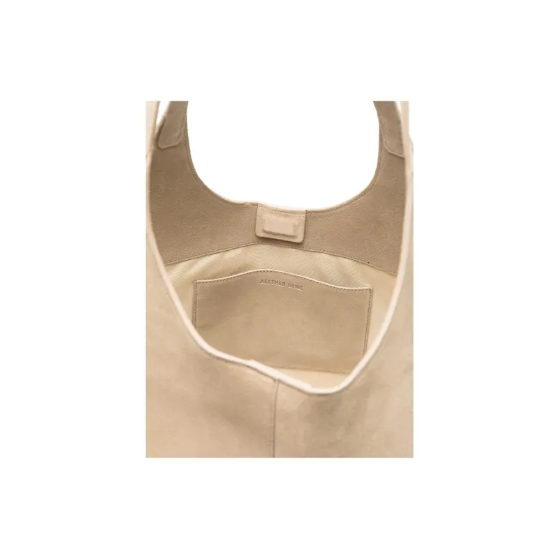 AESTHER EKME Cow Leather Tote Bag Shopping Bag Shoulder Bags Extra Large Women's Sandy Beige-3