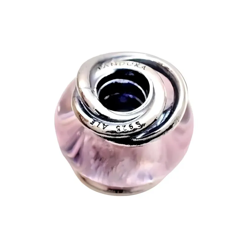 Pandora Sterling Silver Charms & Pendants Women's Pink-2