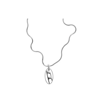 DIESEL Logo pendant Necklace