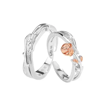 FBRUE 999 Fine Silver Rings Unisex