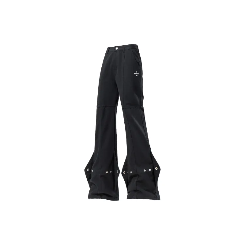 BLANC & ECLARE Fitted Bootcut Casual Mid Rise Jeans Unisex-5