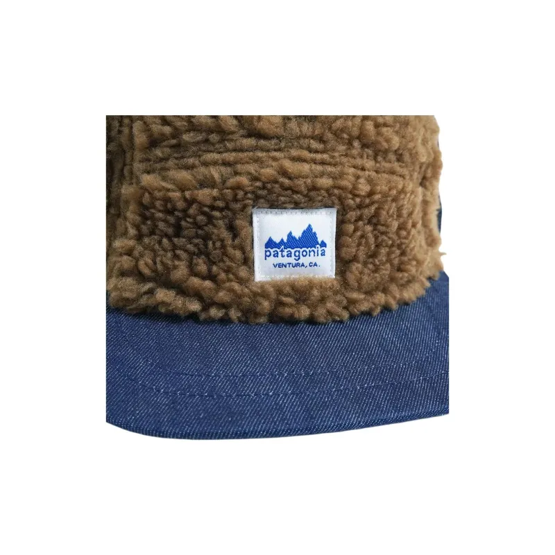 Patagonia Wool, Recycled Polyester, Cotton Denim Baseball Caps Unisex Brown-2