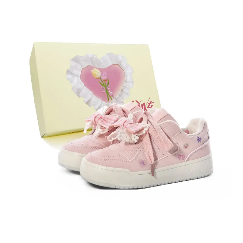 FULLXUAN Classic And Versatile Cute Low Top Skateboard Shoes Women's-15