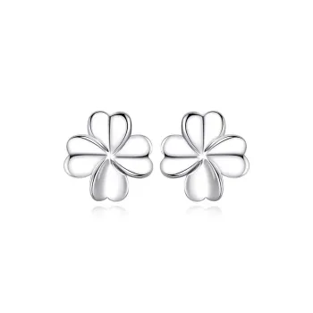 Chongqing Gold Store S999 Fine Silver Stud Earrings Women's