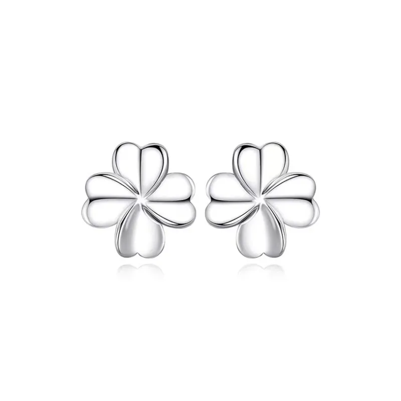 Chongqing Gold Store S999 Fine Silver Stud Earrings Women's-0
