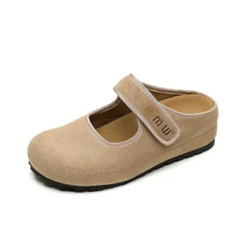 Than Than Me Rubber Sole Slip Resistant Wrap toe Slippers Women's