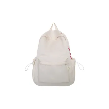 URBAN FOREST Nylon Backpack Regular Unisex White/Yellow/Green/Pink