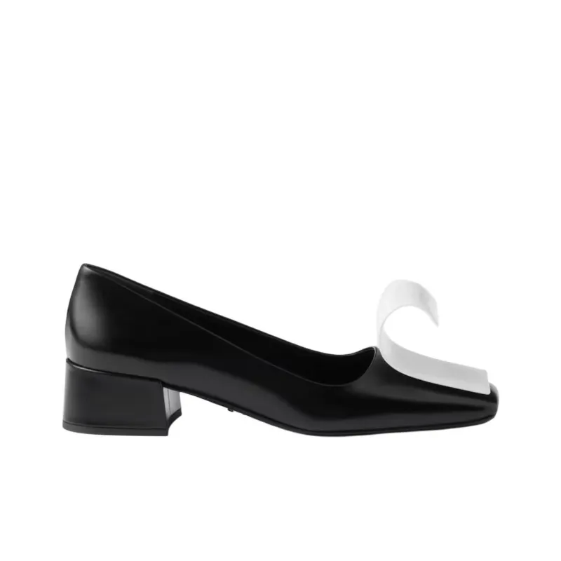 PRADA Loafers 3.5cm Women's Black-1