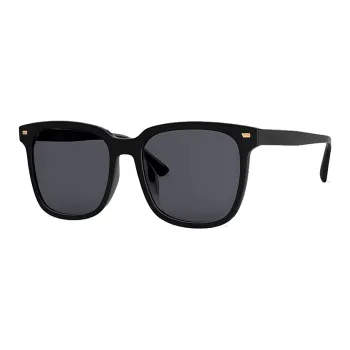 LOHO Plate Frame Square Driving Travel Styling Photography UV Protection Glare Sun Protection Sunglasses Unisex