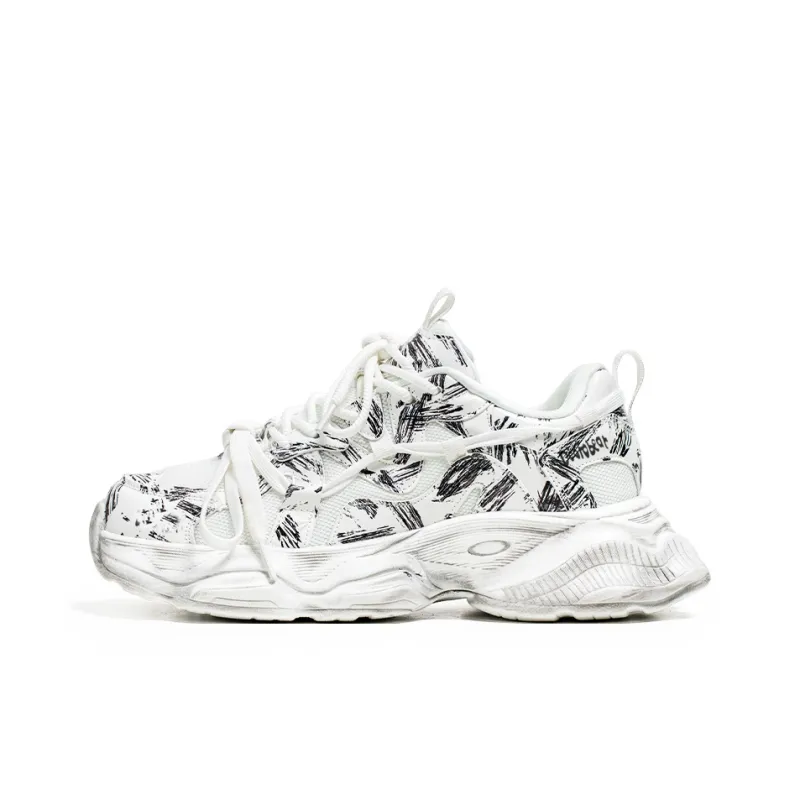 Budding Bear Slip Resistant, Abrasion Resistant, Lightweight, Height Increasing Low Top Chunky Sneakers Unisex-14