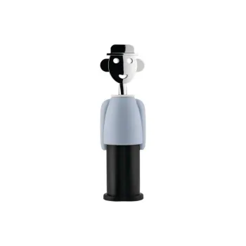 ALESSI Bottle Opener Chrome Plated Zinc Alloy, Thermoplastic Resin