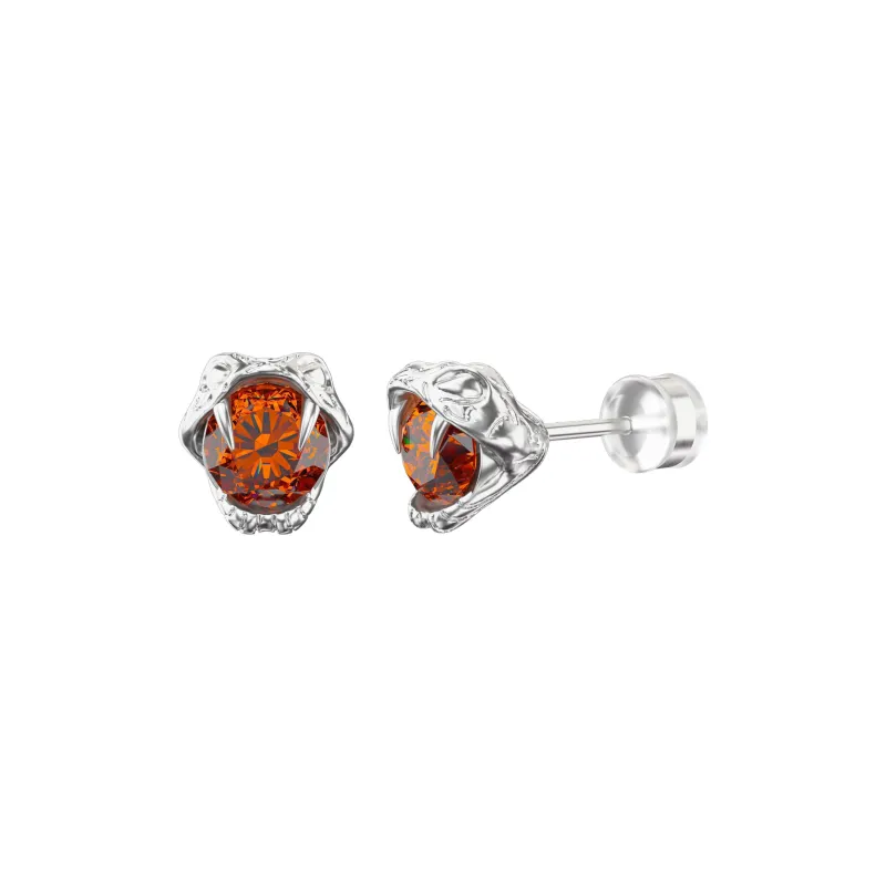 ICEGANG S925 Silver Stud Earrings Unisex-6