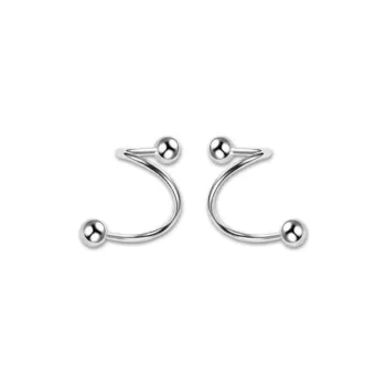 LuluCanaan Titanium Steel Stud Earrings Women's