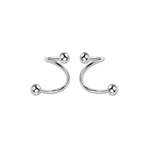 LuluCanaan Titanium Steel Stud Earrings Women's