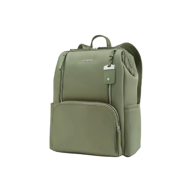 SAMSONITE Fabric Backpack Women's Dark Green-1