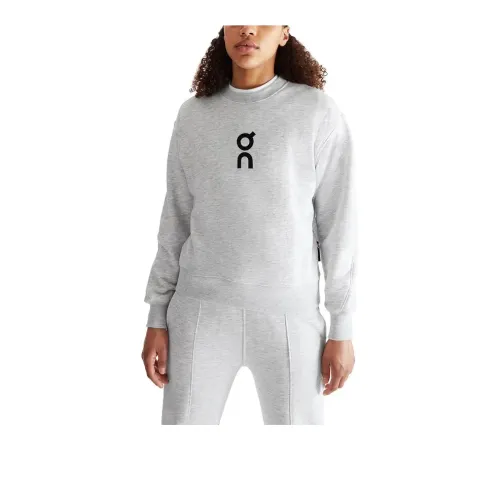 On Club Crew Sweatshirt Women's Meteorite Gray