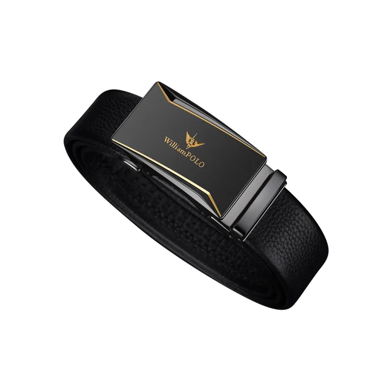 WilliamPOLO Top Grain Cow Leather Leather Belts Men's Multicolor 3.5cm Width-14