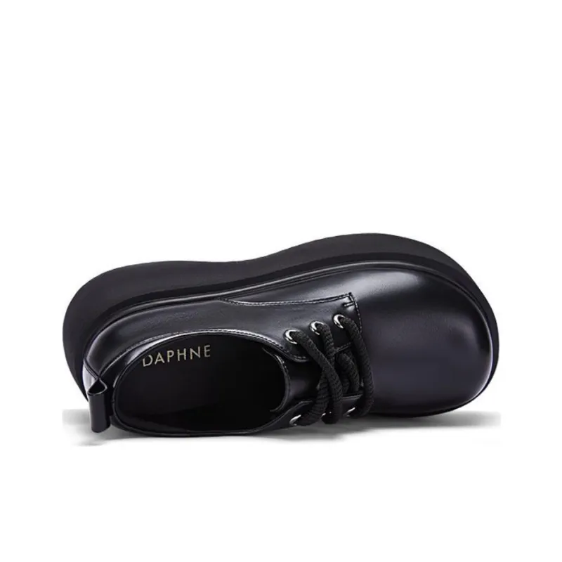 DAPHNE Casual Single Shoes 6.5cm Women's Black-5