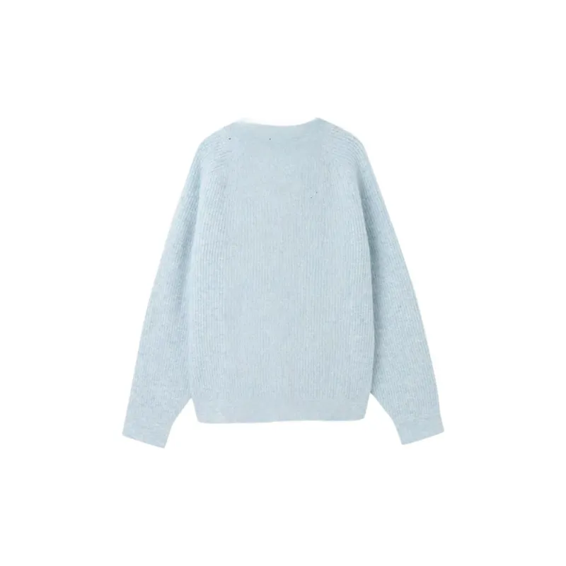 ZWTX STUDIO Knitwear Women's Cream Blue-1