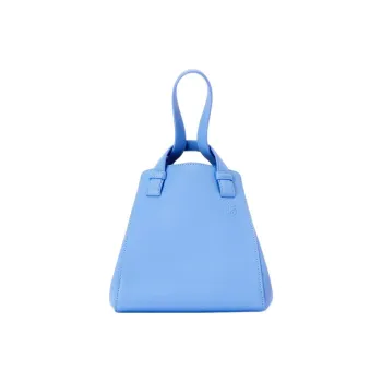 LOEWE Hammock Nugget Napa Calf Leather Handbag Shoulder Bag Crossbody Bag Women's Blue