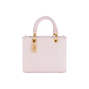 Elisabetta Franchi Polyester Tote Bag, Shopping Bag, Shoulder Bag, Crossbody Bag, Handbag Small Size Women's Pink
