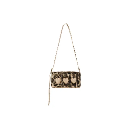 CONP PU Shoulder Bag Trumpets Women's Leopard Print