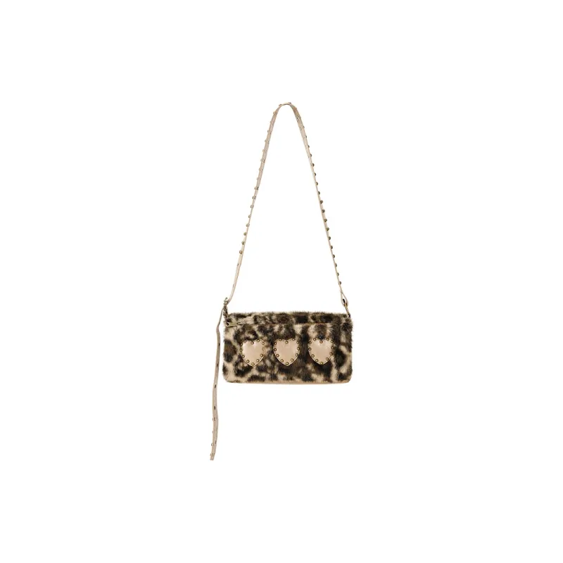 CONP PU Shoulder Bag Trumpets Women's Leopard Print-0