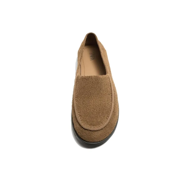 ZARA Men's Casual Shoes Men Low Top Brown-3