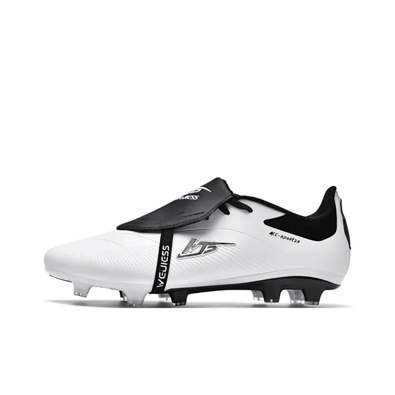 QIUTEXIONG FG Firm Ground Soft Ground, Natural Ground Cushioning And Breathable Soccer Shoes Unisex-6