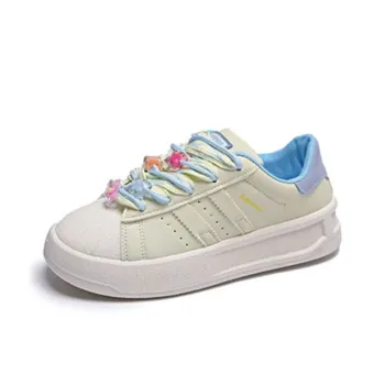 Little Red Man Low Top Skateboard Shoes Women's