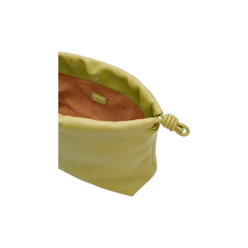 LOEWE Sheepskin Handbags Clutches Medium Size Women's Light Moss Green-8