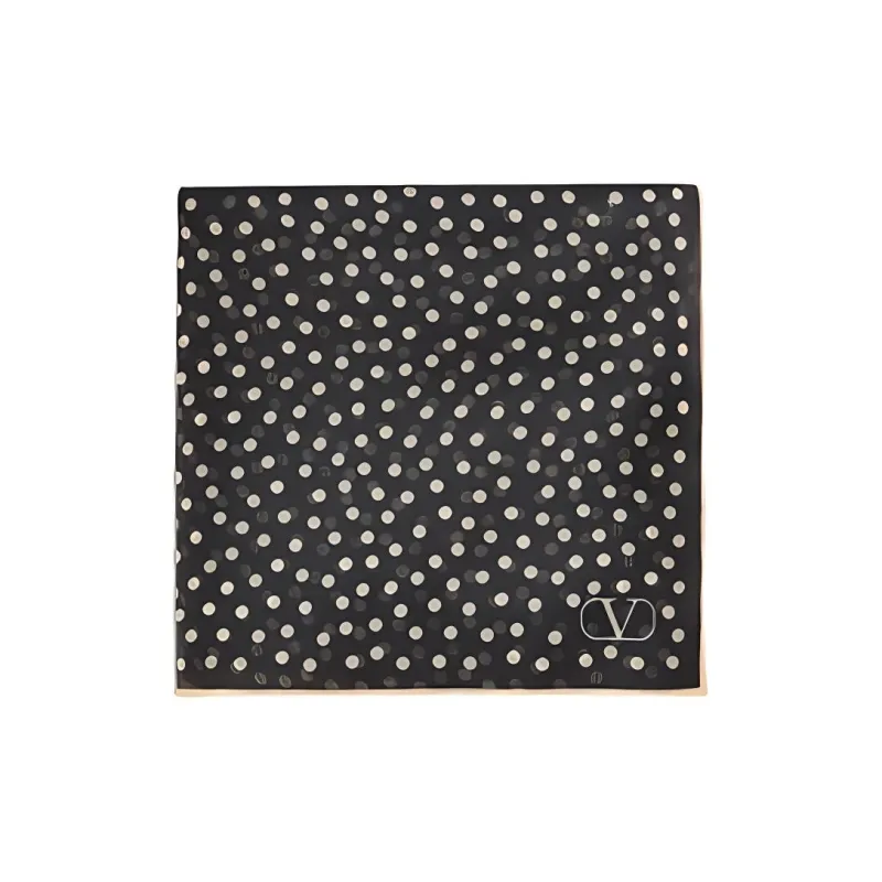 Valentino Silk Scarves Women's Black-0