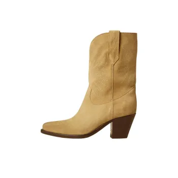 Golden Goose Wish Star Ankle Boots 7cm Women's Beige