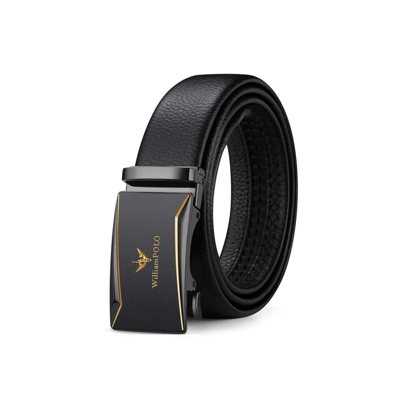 WilliamPOLO Top Grain Cow Leather Leather Belts Men's Multicolor 3.5cm Width-13