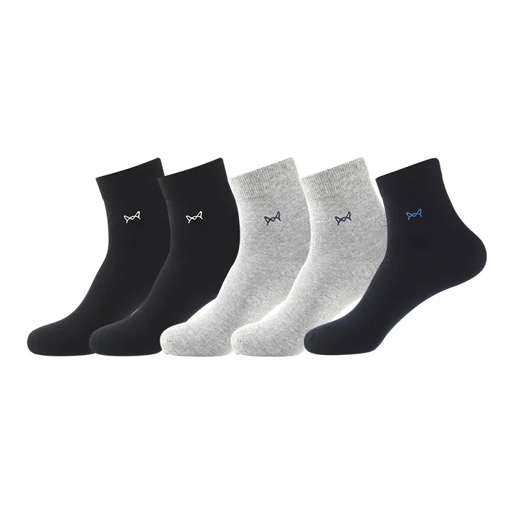 MIIOW Mid-Calf Socks Men's 5 Pack-5