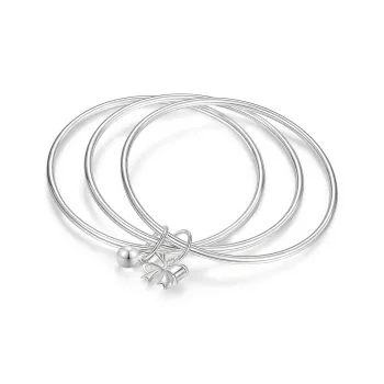 Mokinggran 999 Fine Silver Sterling Silver Bracelets Women's