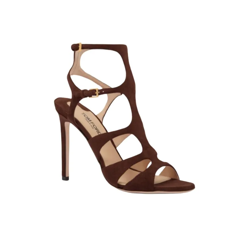 TF Roman Sandals 10.5cm Women's Brown-2