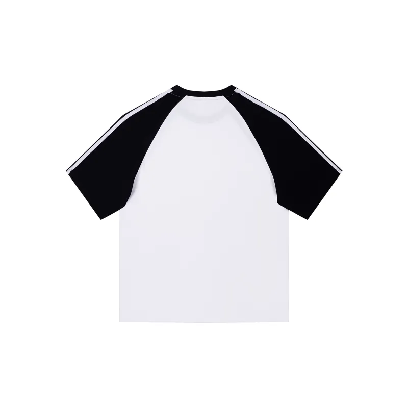 LESS BEARS Raglan Sleeve T Shirt Unisex-1