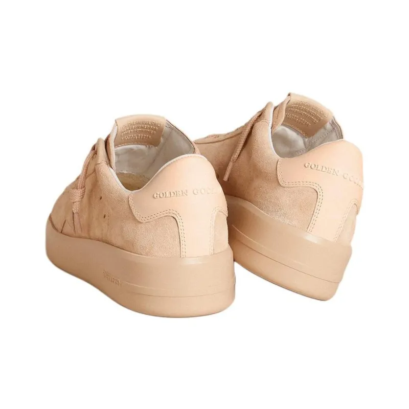 Golden Goose Purestar Low Top Skateboard Shoes Women's Light Pink Red-3