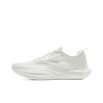 PEAK Cushioning Rebound Abrasion Resistant Breathable Anti Rollover Slip Resistant Low Top Running Shoes Men's Ivory