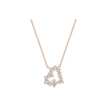 GOOUI S925 Silver Necklaces Women's