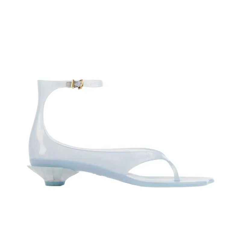 Chloe Jelly One Strap Sandals Women's Blue-1