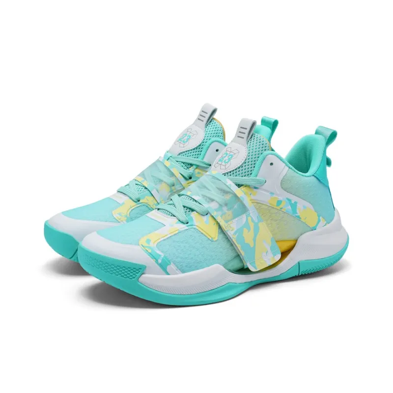 Kuding Cushioned Wear-Resistant Breathable Mid-Top Basketball Shoes Unisex-16