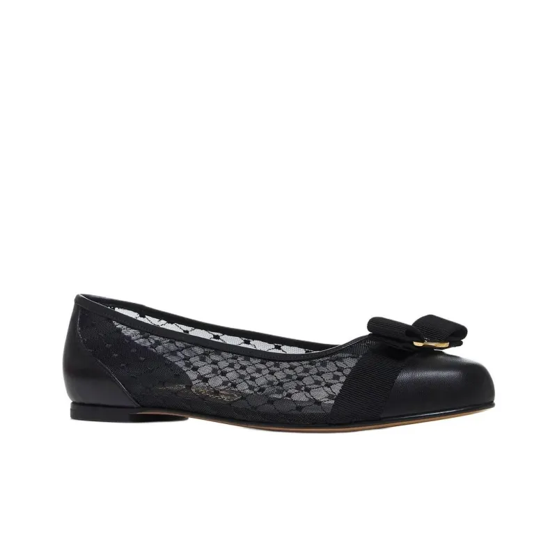FERRAGAMO Varina Casual Single Shoes Women's Black-2