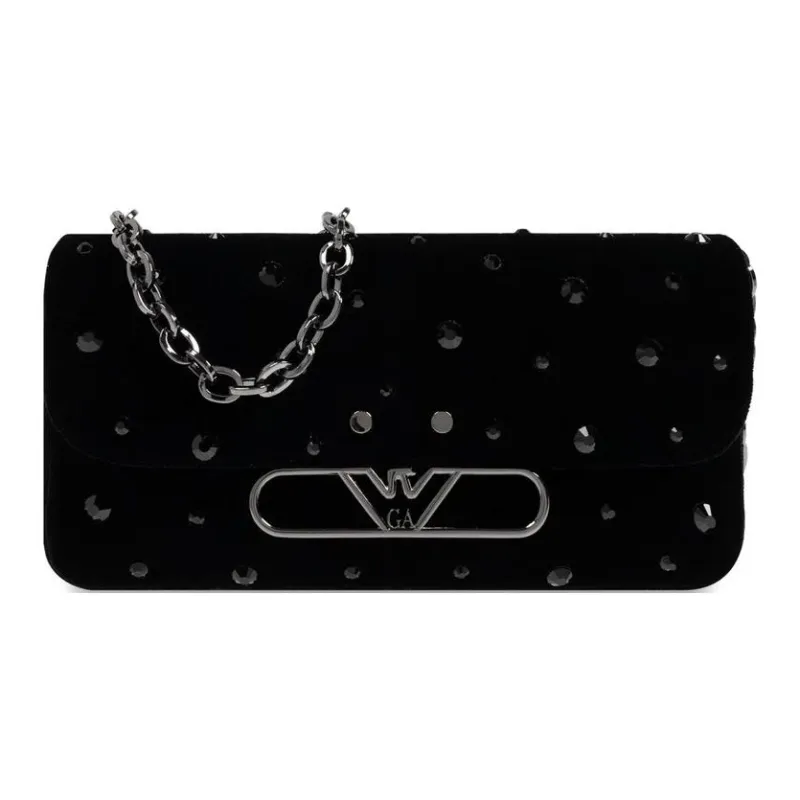 EMPORIO ARMANI Velvet Shoulder Bag-0