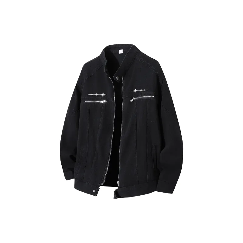 TESTUNG Classic Denim Jacket Unisex-0