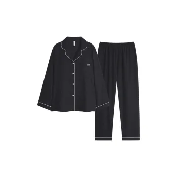 Huggy Kissy Pajama Set Women's Black