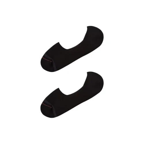 Zegna SS25 No Show Socks Men's 2 Pack Black